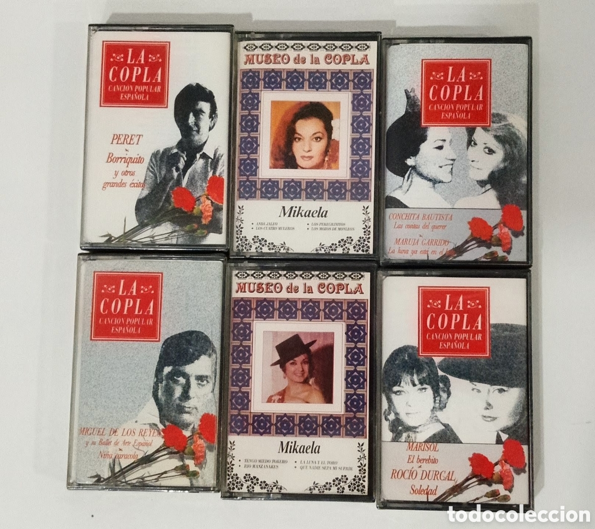 Casetes antiguos: LOTE ESPACIAL LA COPLA ESPA&Ntilde;OLA. 6 CASSETTES PRECINTADOS