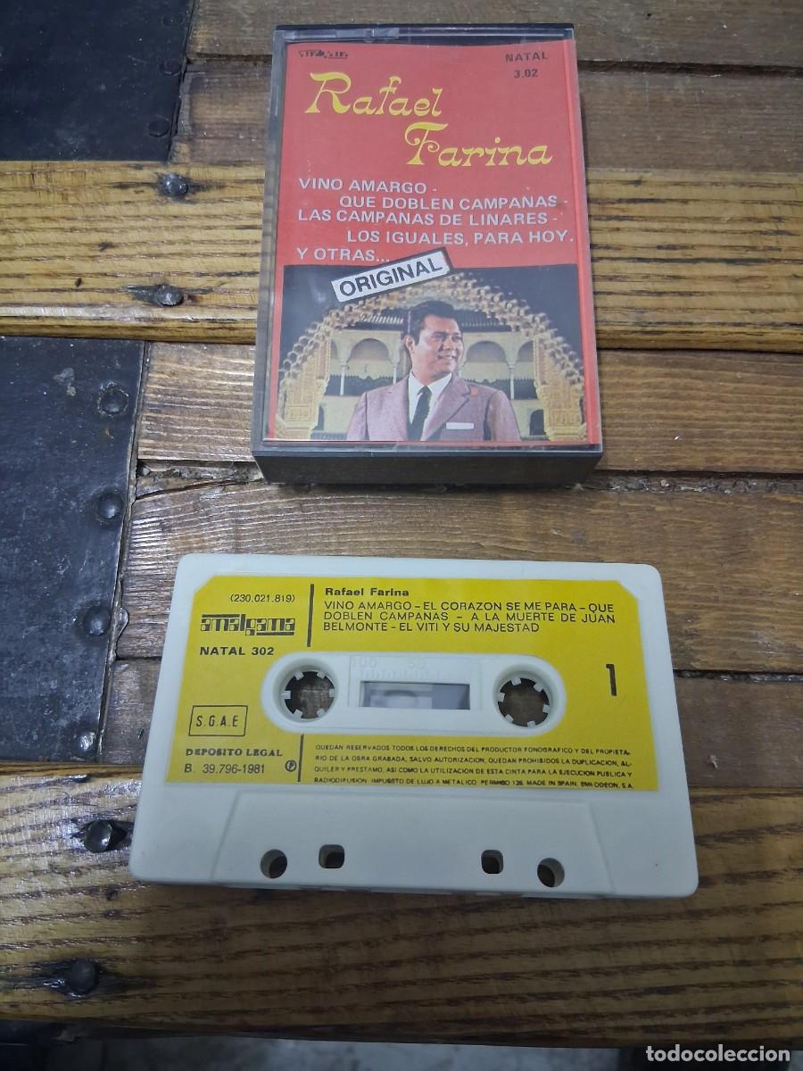 Casetes antiguos: Casete cinta de m&uacute;sica Rafael Farina