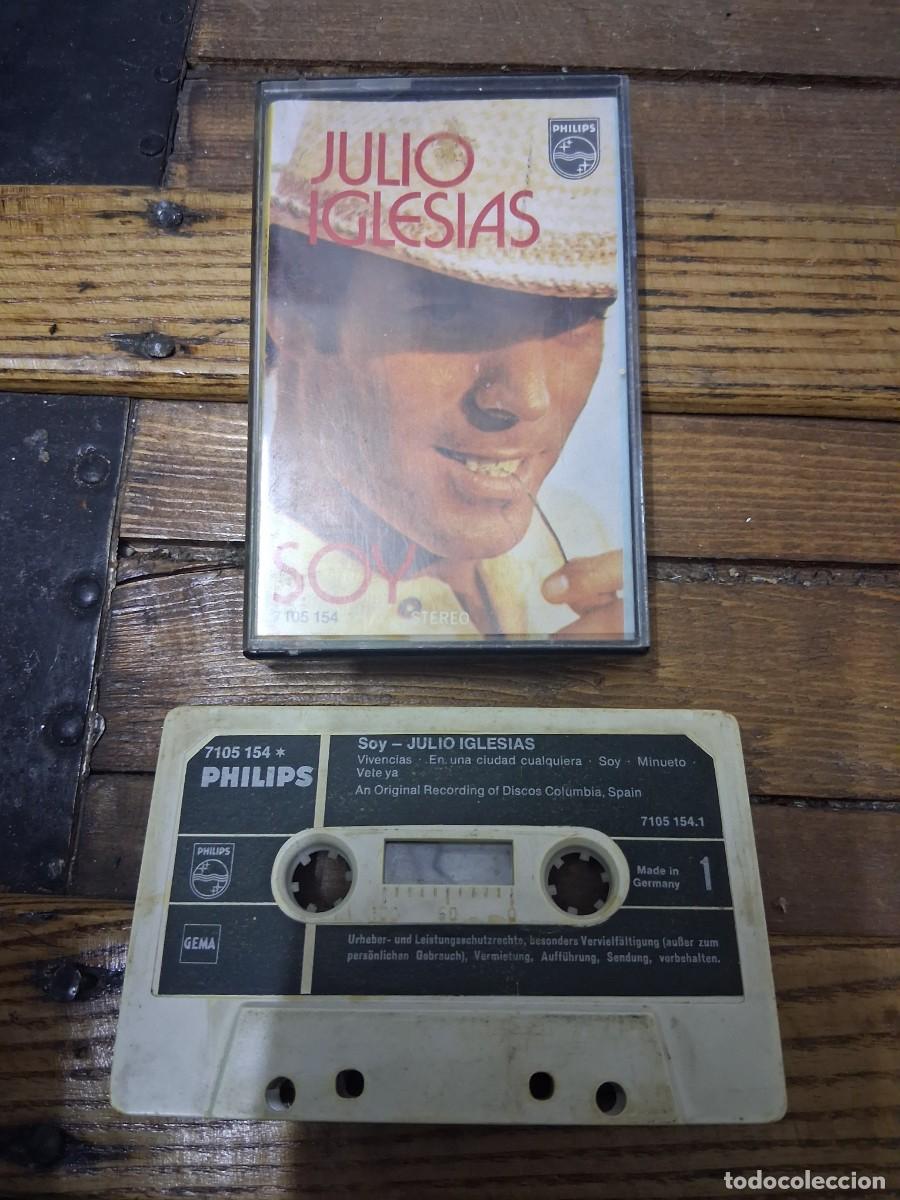 Cassetes antigas: Casete cinta de m&uacute;sica Julio Iglesias Soy