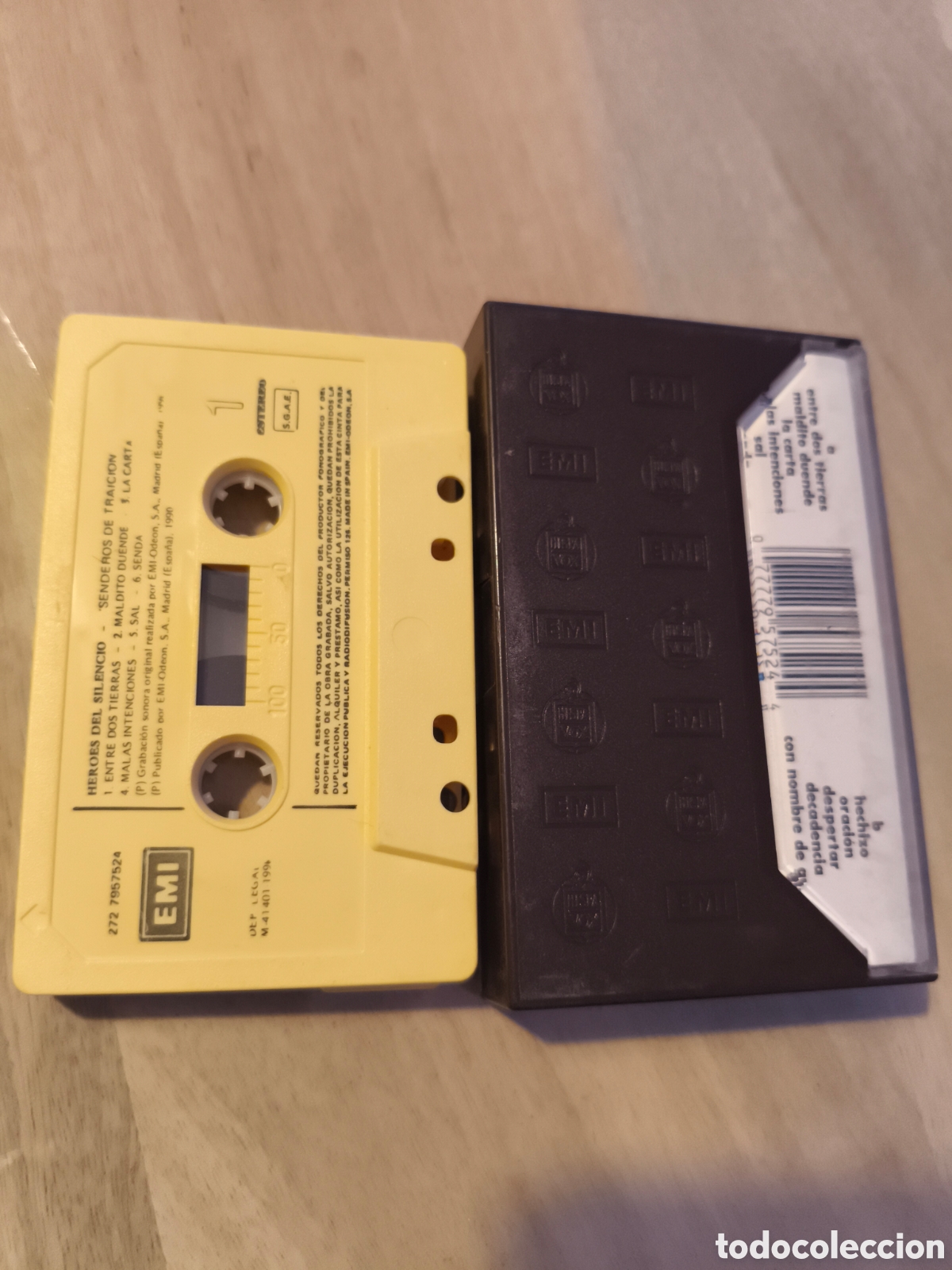 Casetes antiguos: HEROES DEL SILENCIO - SENDEROS DE TRAICION - EMI - 1990 - Foto 2