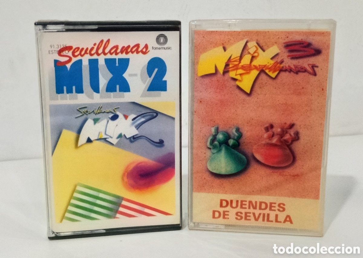 Casetes antiguos: PACK SEVILLANAS MIX (VOL.2 + VOL.3) - CASSETTES PRECINTADOS