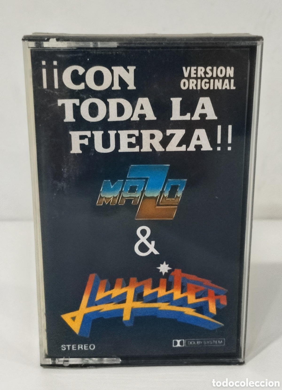 Casetes antiguos: CON TODA LA FUERZA. MAZO Y J&Uacute;PITER. CASSETTE PRECINTADO
