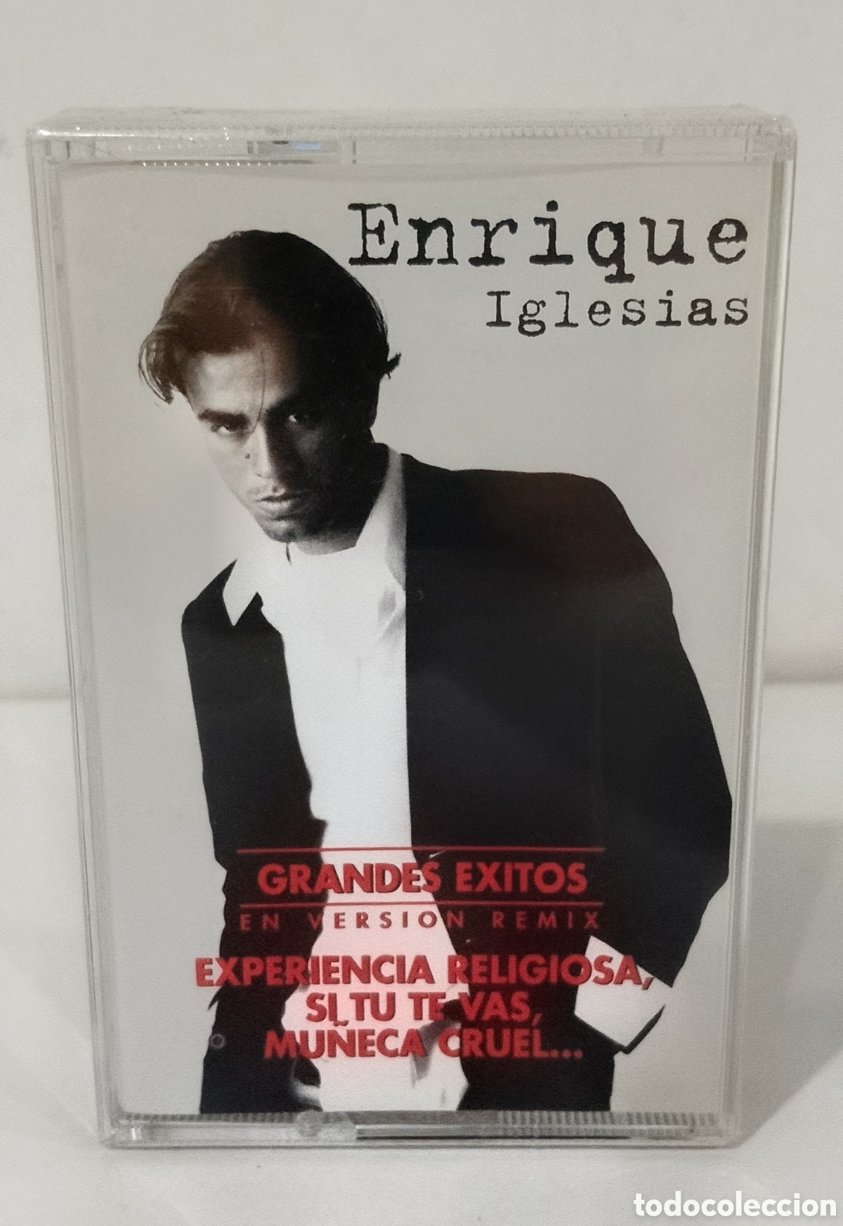 Casetes antiguos: ENRIQUE IGLESIAS - GRANDES EXITOS (VERSION REMIX). CASSETTE PRECINTADO