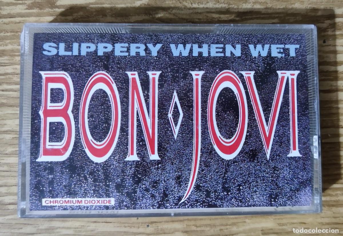 Casetes antiguos: Cassette Bon Jovi - Slippery When Wet (1986) ed. holandesa