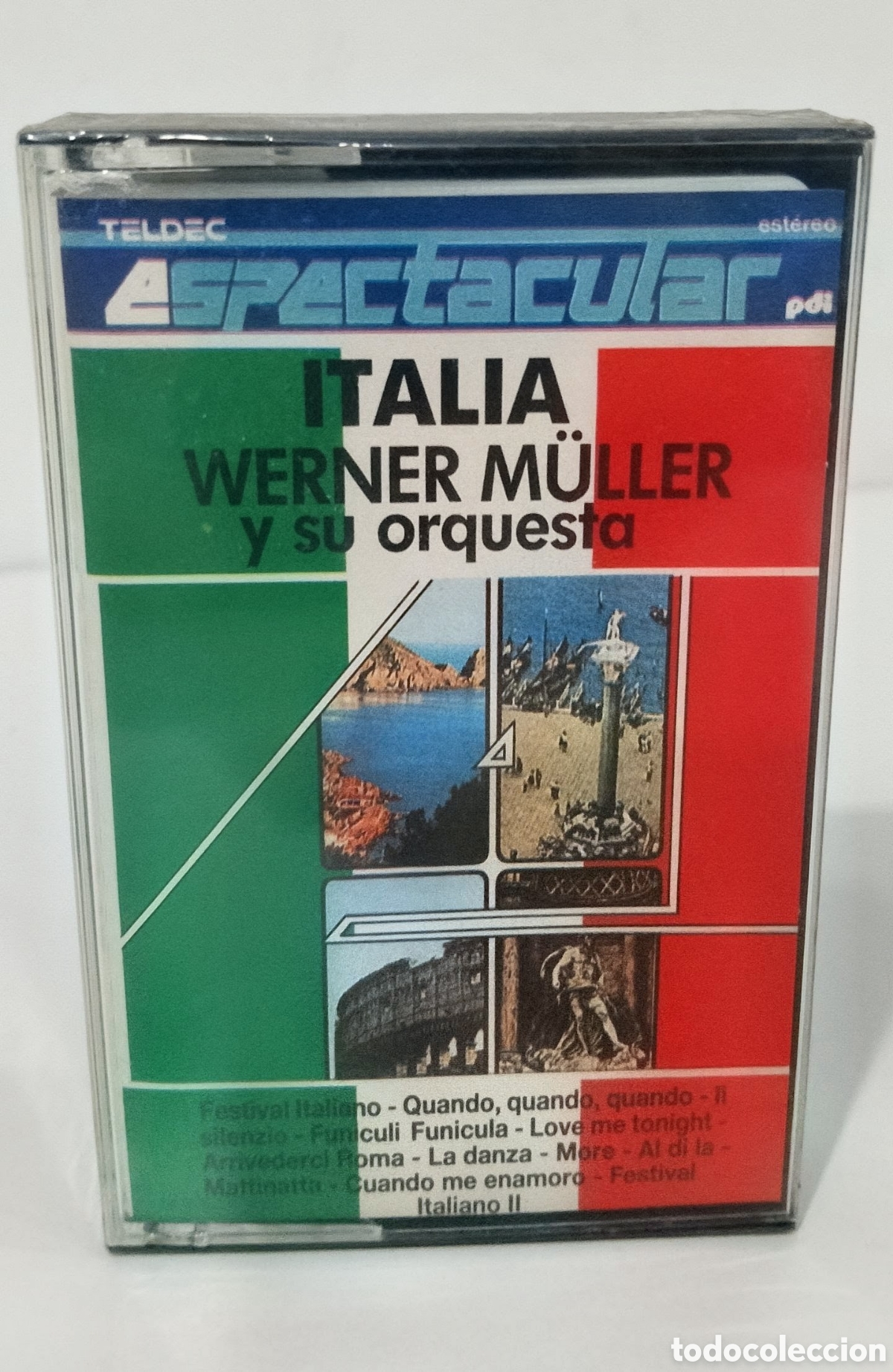Casetes antiguos: ITALIA - WERNER M&Uuml;LLER Y SU ORQUESTA. CASSETTE PRECINTADO