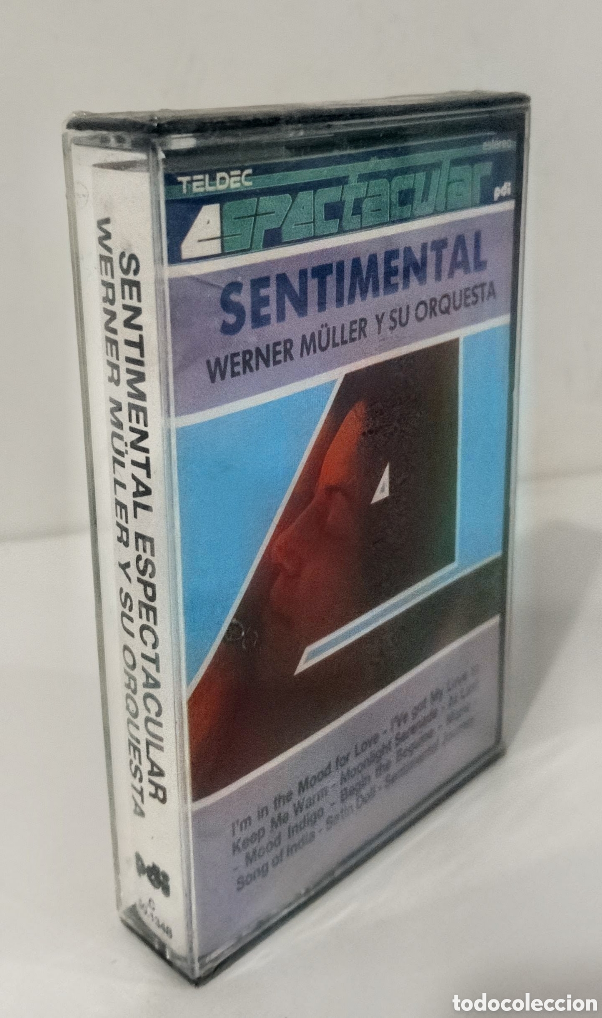 Casetes antiguos: SENTIMENTAL - WERNER M&Uuml;LLER Y SU ORQUESTA. CASSETTE PRECINTADO - Foto 2