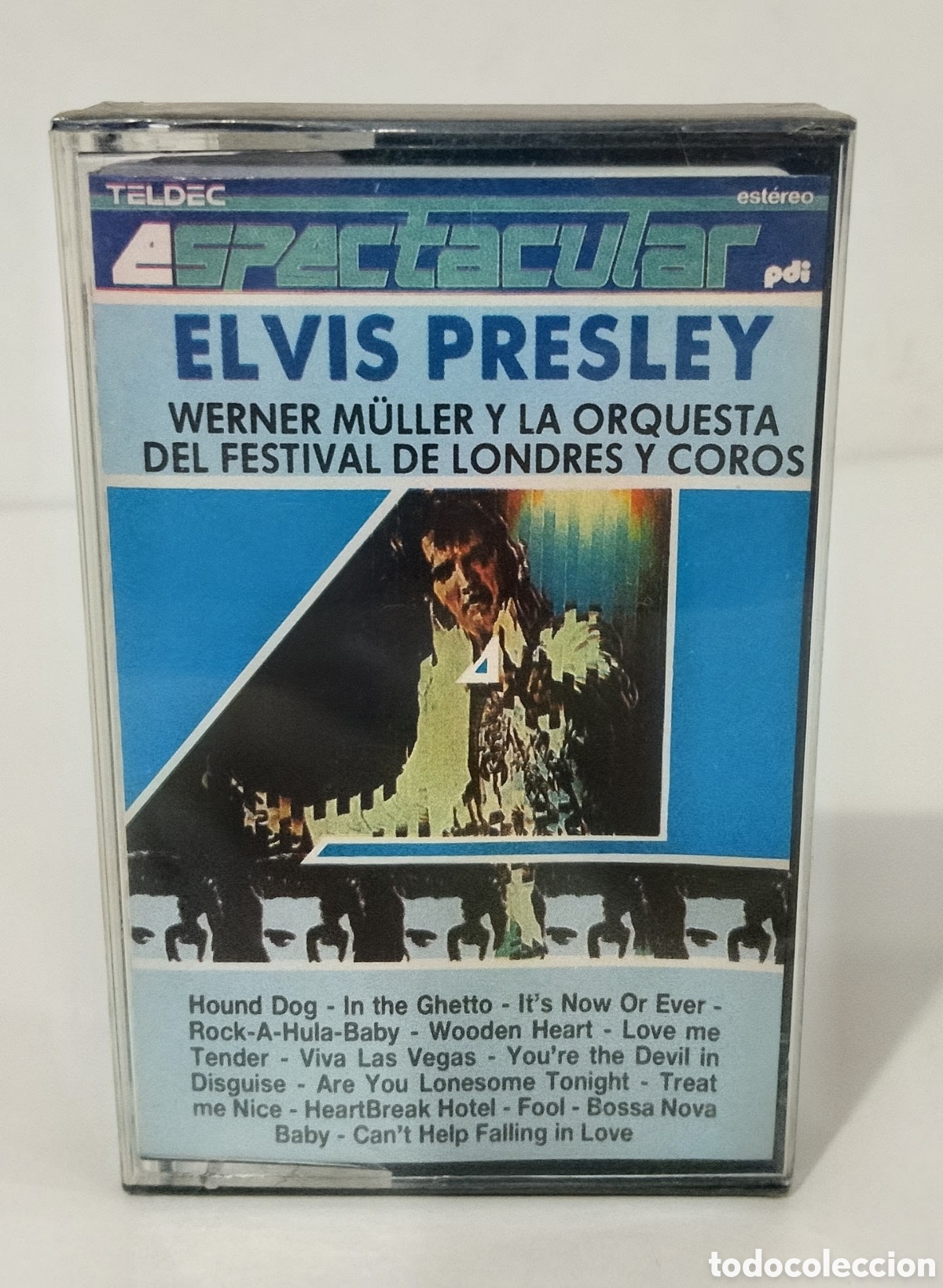 Casetes antiguos: ELVIS PRESLEY - WERNER M&Uuml;LLER Y SU ORQUESTA. CASSETTE PRECINTADO