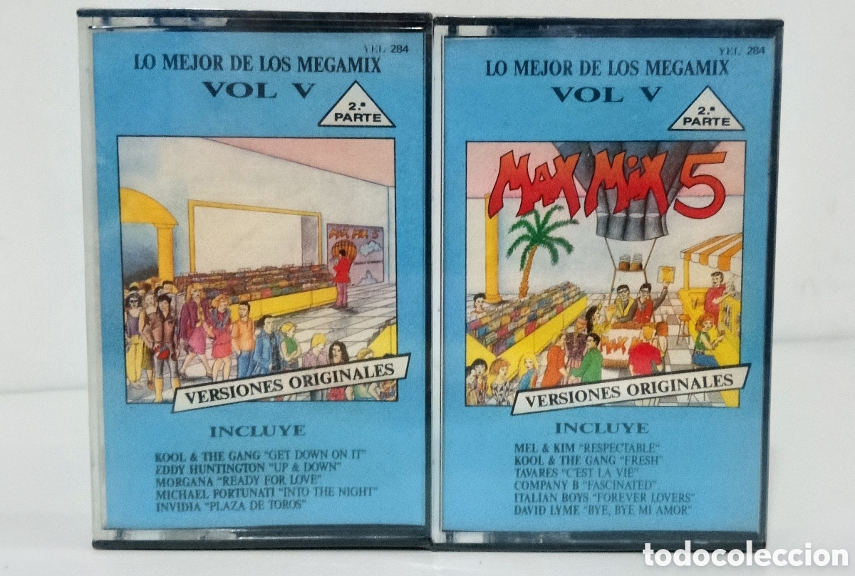 Casetes antiguos: MAX MIX VOL 5 ( LOTE DE 2 CINTAS). LO MEJOR DE LOS MEGAMIX. CASSETTE PRECINTADO