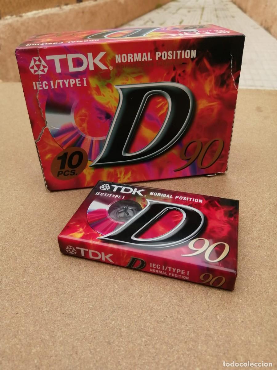 Casetes antiguos: PACK 10 CASSETTES VIRGEN TDK DE 90 MINUTOS (SE REGALA UNA)