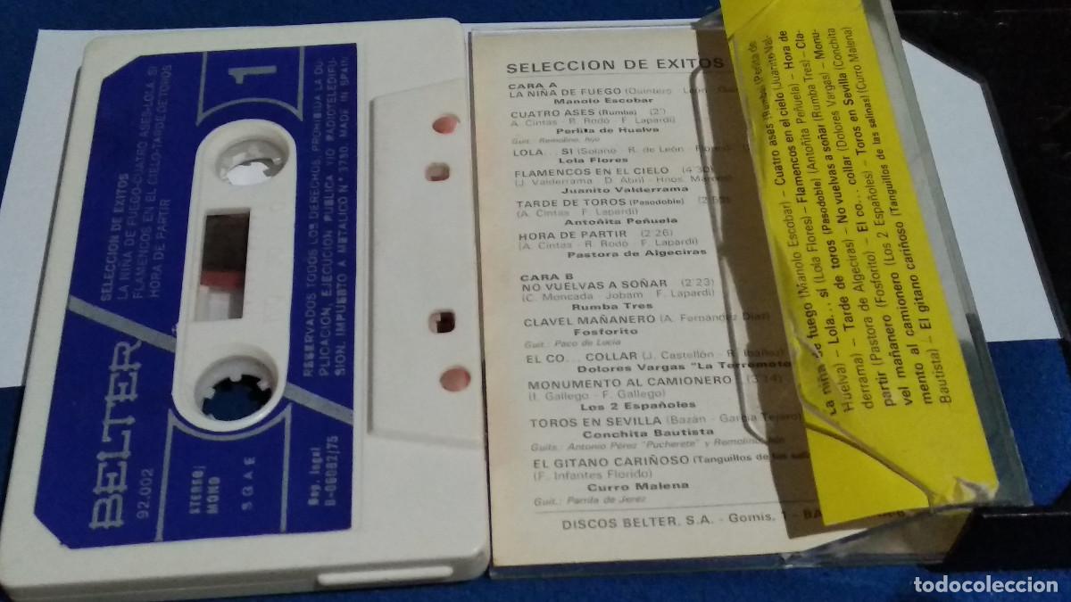 Casetes antiguos: SELECCI&Oacute;N DE &Eacute;XITOS / CANCION ESPA&Ntilde;OLA - CASETE BELTER 1975 - - Foto 3