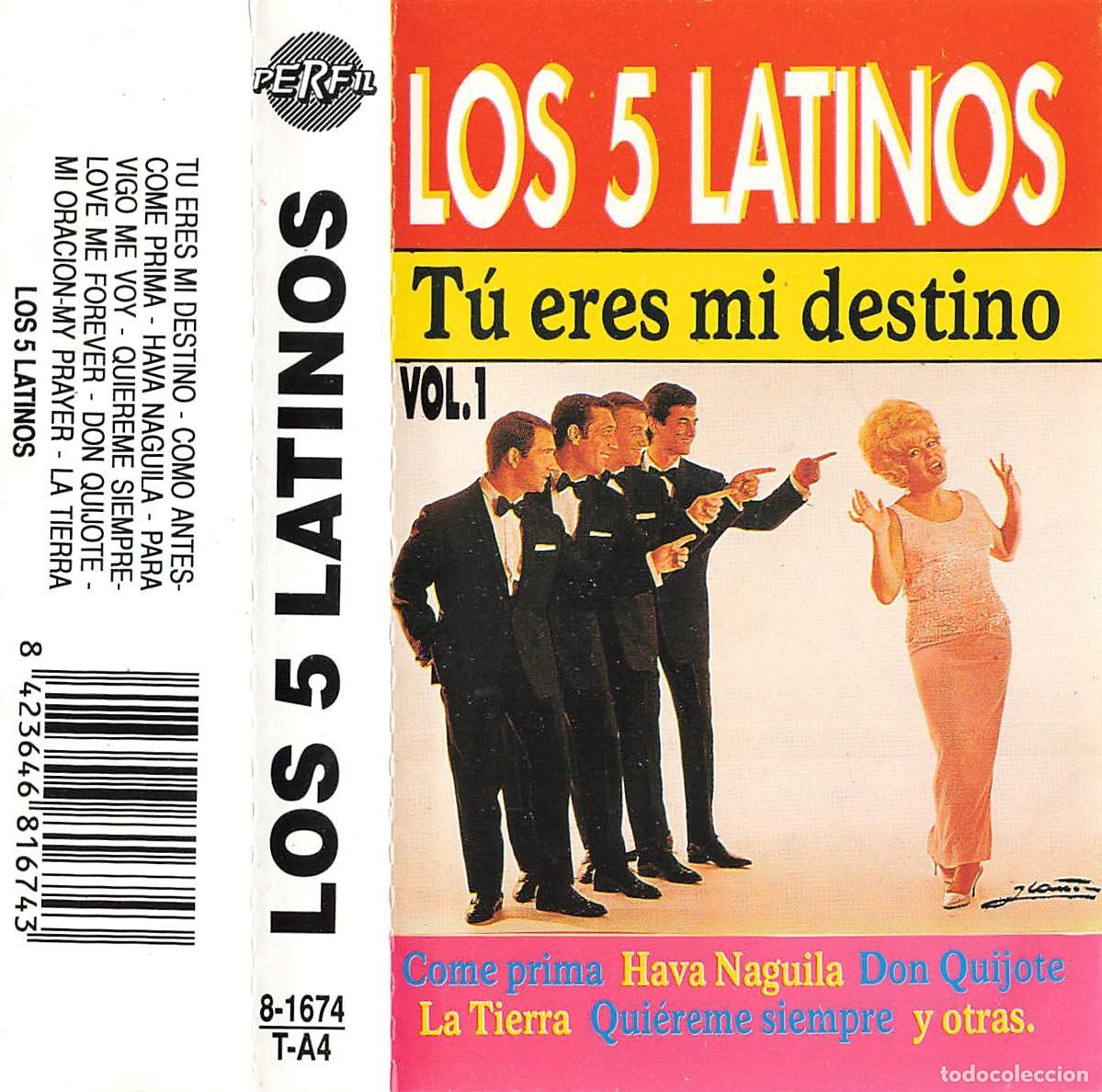Casetes antiguos: Los 5 Latinos - T&uacute; Eres Mi Destino Vol. 1 (Cassette)