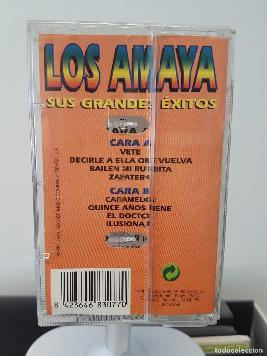 Casetes antiguos: Los Amaya - Sus Grandes &Eacute;xitos (Cassette) - Foto 3