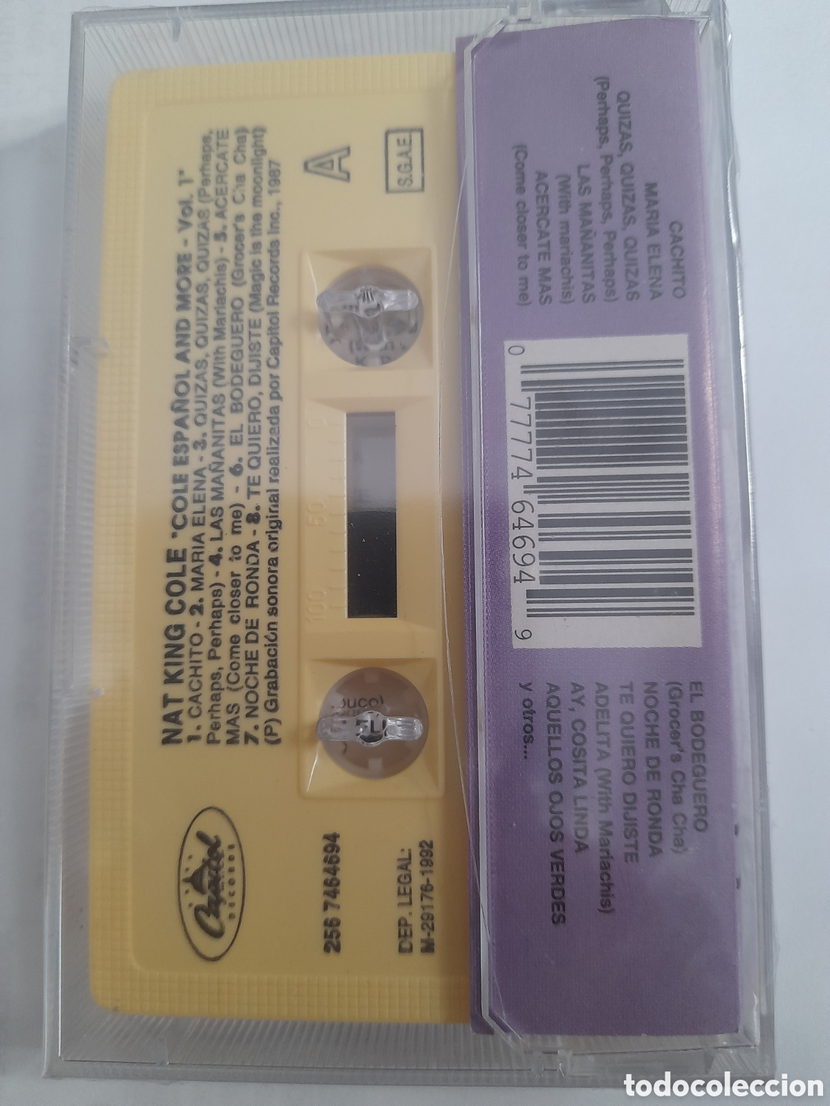 Casetes antiguos: NAT KING COLE. En Espa&ntilde;ol Vol 1. - Foto 2