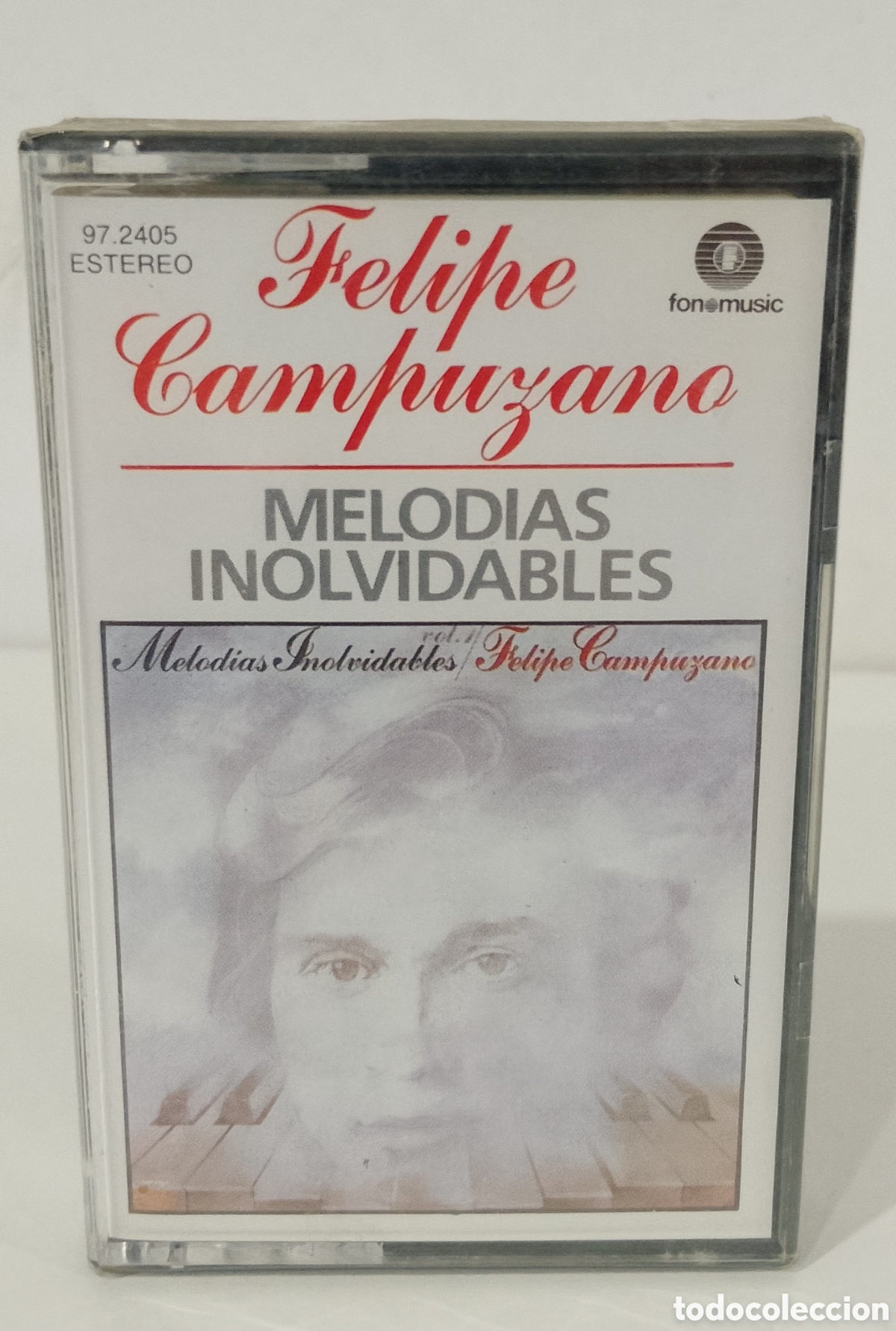 Casetes antiguos: FELIPE CAMPUZANO - MELODIAS INOLVIDABLES. CASSETTE PRECINTADO