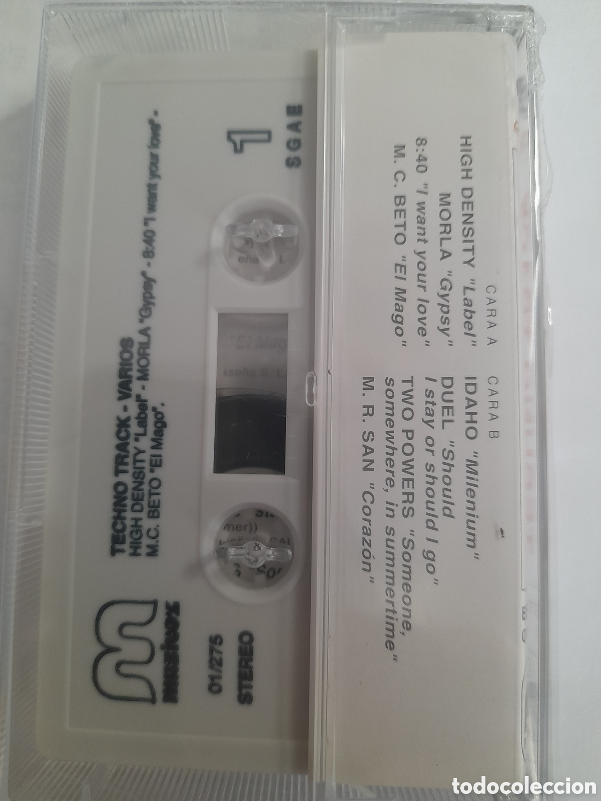 Casetes antiguos: TECHNO - TRACK. Higiene Density - Foto 2