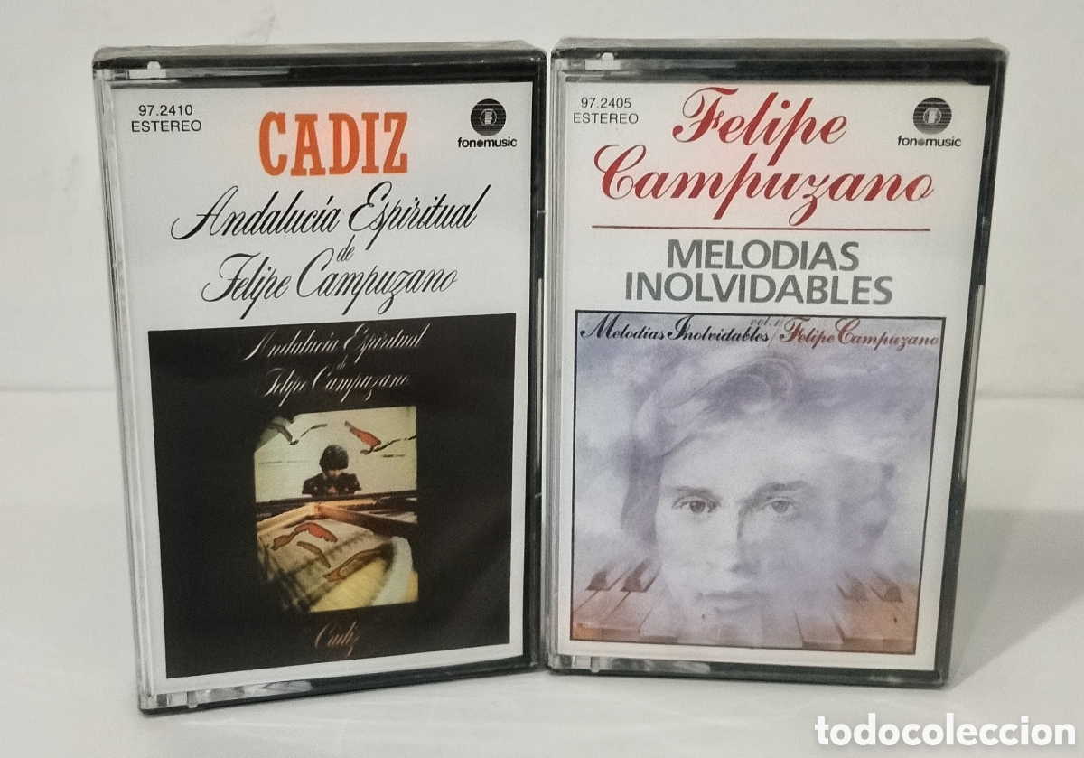 Casetes antiguos: OFERTA! PACK 2 CASSETES PRECINTADOS - FELIPE CAMPUZANO