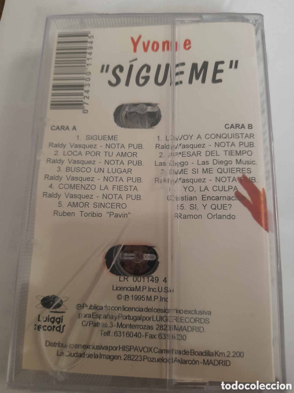 Casetes antiguos: IVONNE. &rdquo;SIGUEME&rdquo;... - Foto 2