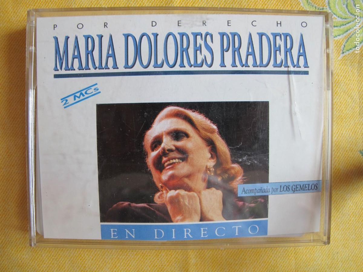 Casetes antiguos: CASETE - MARIA DOLORES PRADERA - POR DERECHO, EN DIRECTO