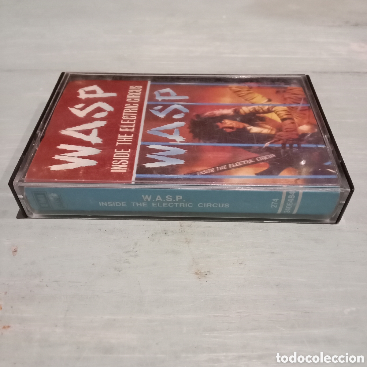 Casetes antiguos: W.A.S.P. - INSIDE THE ELECTRIC CIRCUS - CASSETTE - Foto 3