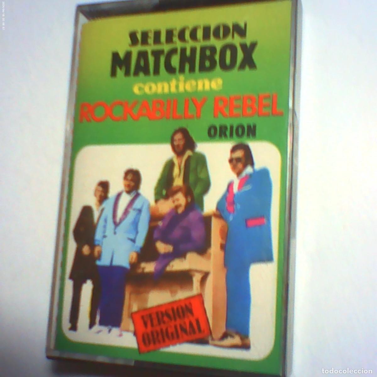 Casetes antiguos: cinta casete selecci&oacute;n matchbox. rockabilly rebel ori&oacute;n. ax 1981 spain (buen estado)