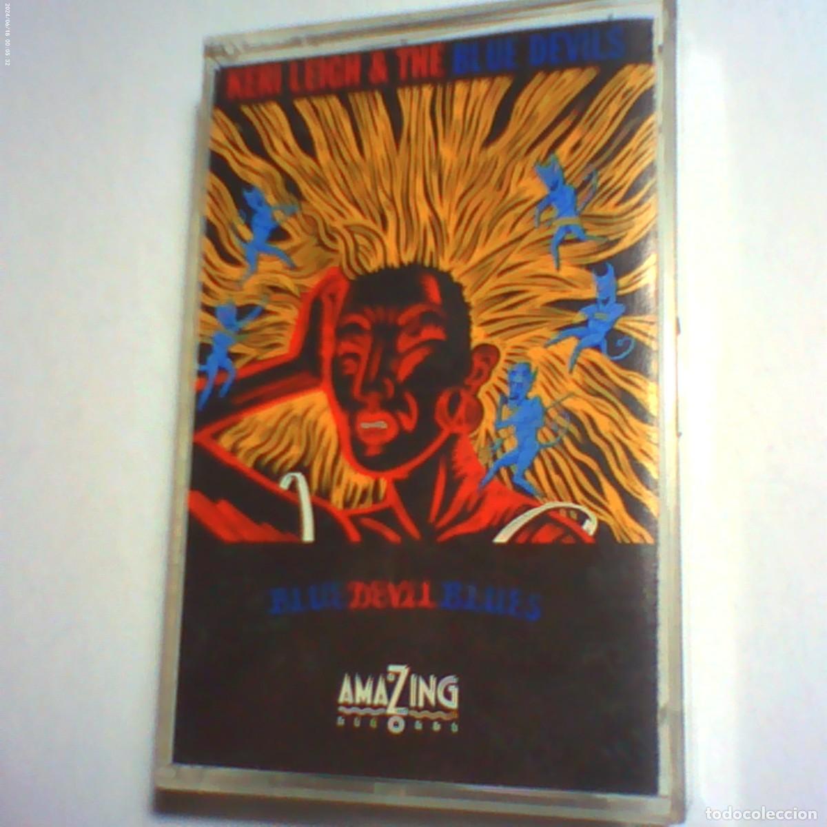 Casetes antiguos: cinta casete keri leigh & the blue devils. amazing records 1991 USA . nunca en tc (seminueva)