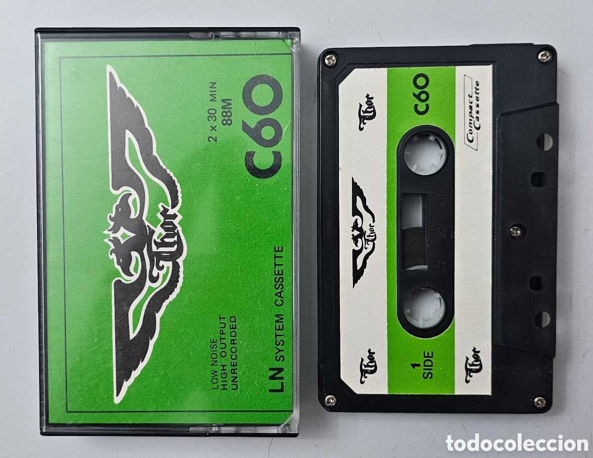 Casetes antiguos: CASSETTE THOR C60 (Andorra - 1970s?) Usado en blanco MEGARARO