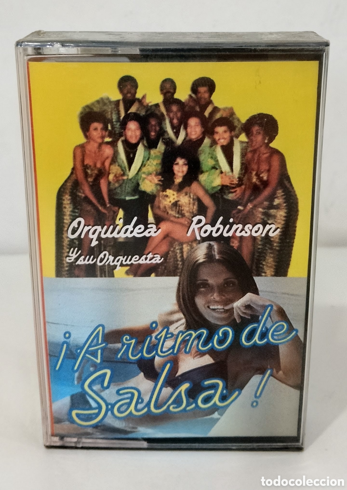 Casetes antiguos: A RITMO DE SALSA - ORQUIDEA ROBINSON Y SU ORQUESTA. CASSETTE PRECINTADO