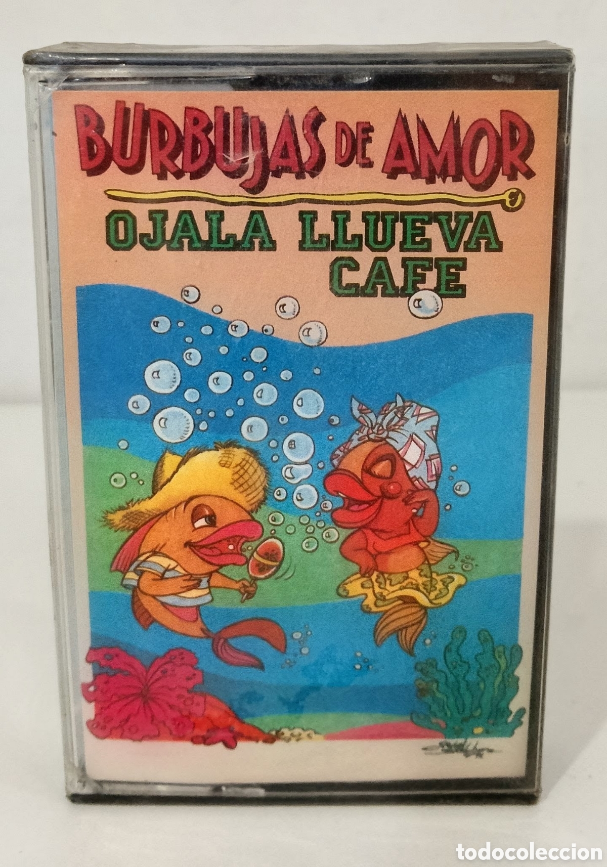 Casetes antiguos: BURBUJAS DE AMOR - OJALA LLUEVA CAFE. CASSETTE PRECINTADO