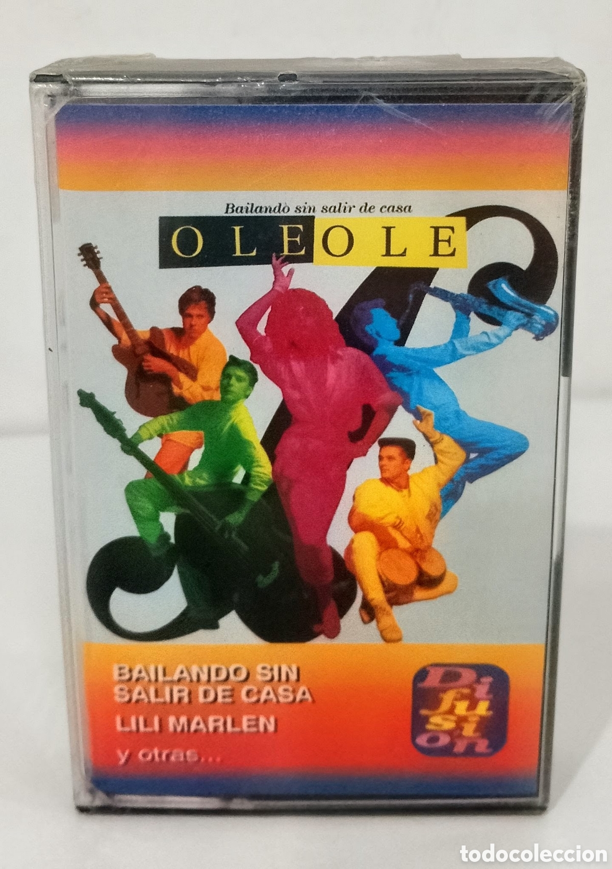 Casetes antiguos: OLE OLE - BAILANDO SIN SALIR DE CASA. CASSETTE PRECINTADO