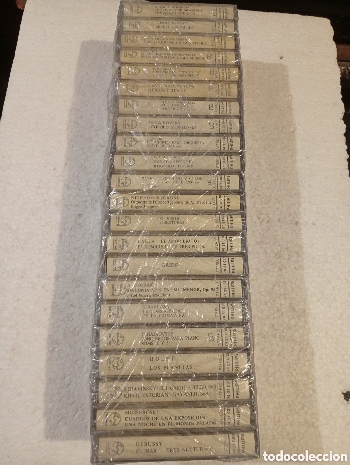 Casetes antiguos: PACK. 22 CASSETTES. PHILIPS CLASSICS. GRANDES OBRAS. AUTORES CL&Aacute;SICOS.