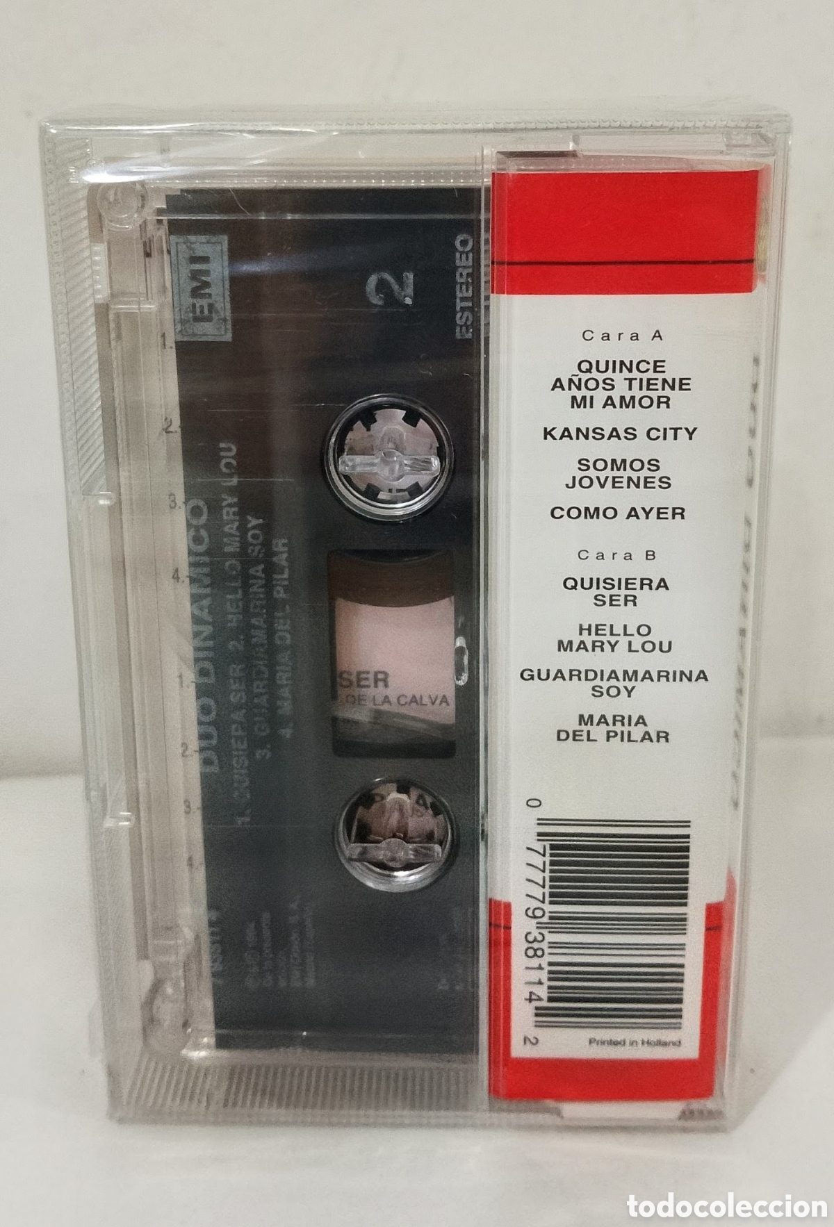 Casetes antiguos: DUO DIN&Aacute;MICO - GRANDES &Eacute;XITOS. CASSETTE PRECINTADO - Foto 3