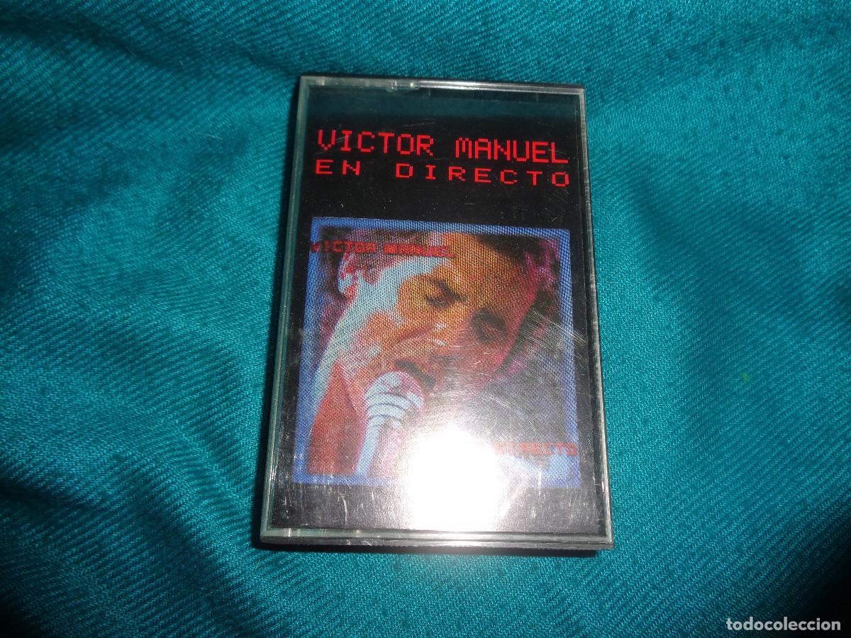 Casetes antiguos: VICTOR MANUEL. EN DIRECTO. CBS, 1985. CASETE.