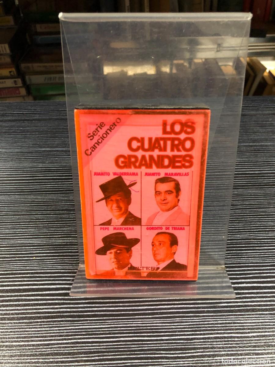 Casetes antiguos: Los Cuatro Grandes (Serie Cancionero) J. Valderrama, J. Maravillas, P. Marchena, Gordito de Triana