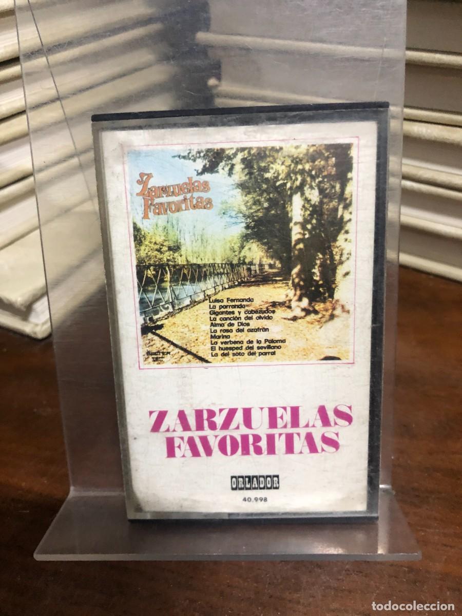 Casetes antiguos: Zarzuelas Favoritas Varios Artistas (G&eacute;nero: Zarzuela / Ed. Orlador)