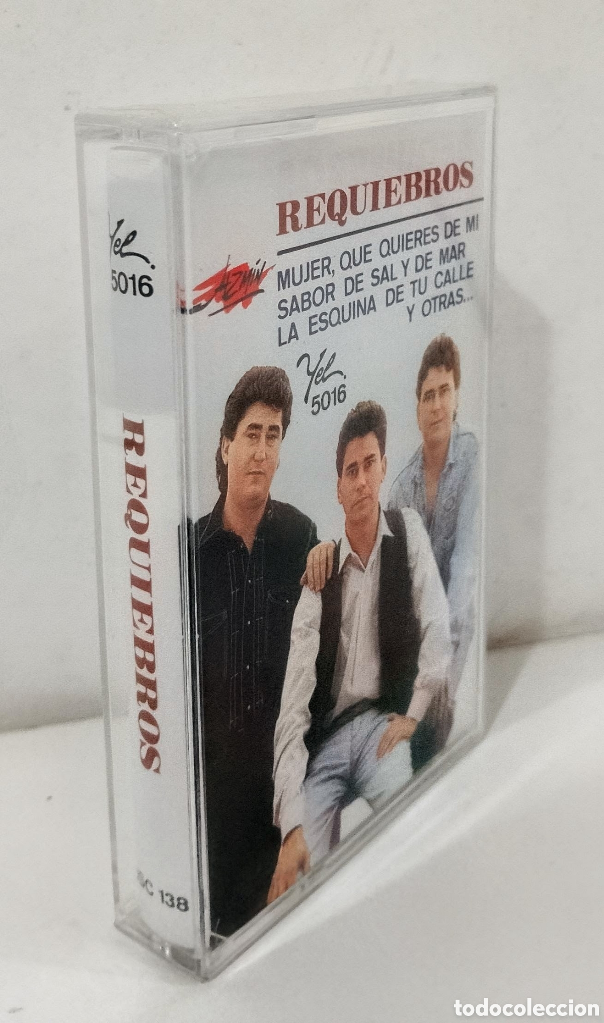 Casetes antiguos: REQUIEBROS - GRANDES &Eacute;XITOS. CASSETTE PRECINTADO - Foto 2