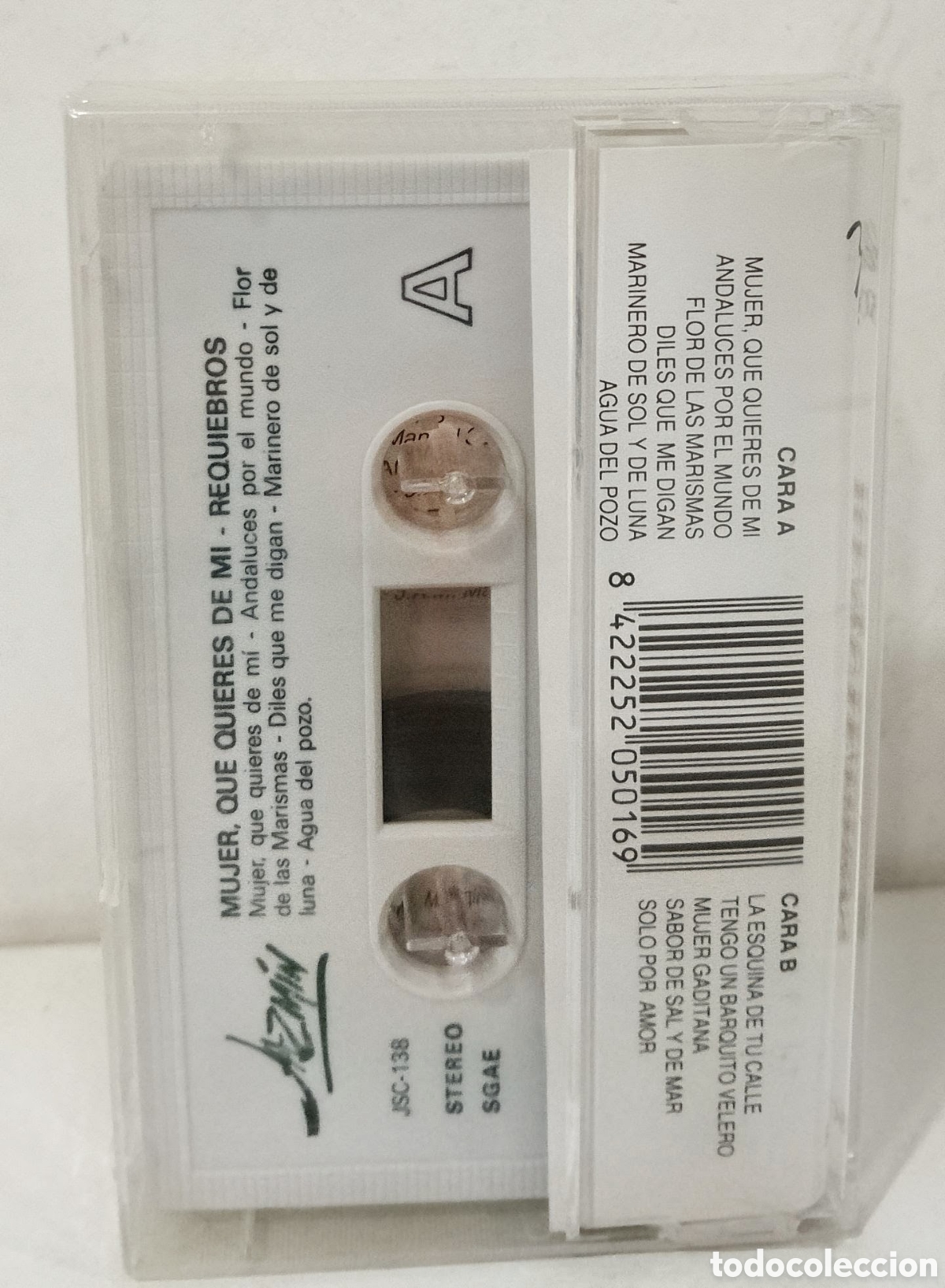 Casetes antiguos: REQUIEBROS - GRANDES &Eacute;XITOS. CASSETTE PRECINTADO - Foto 3