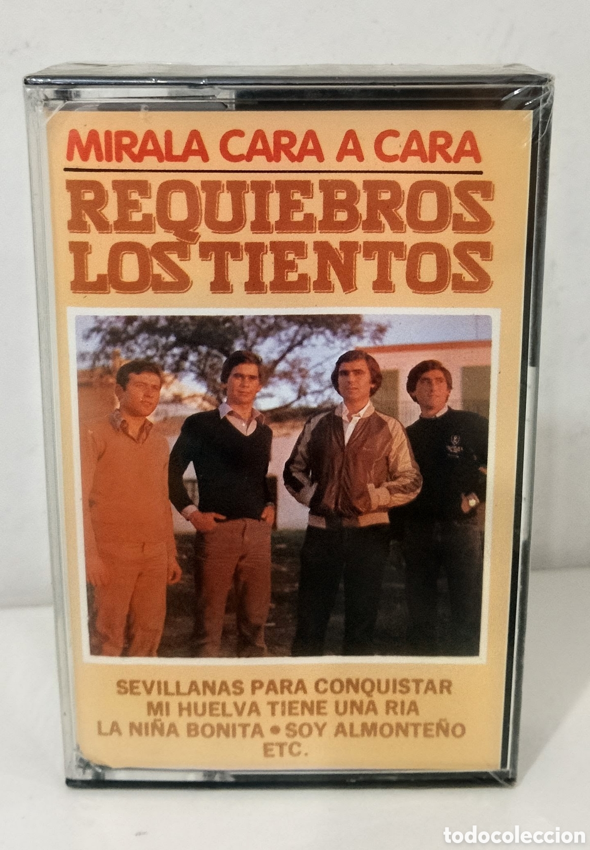 Casetes antiguos: REQUIEBROS / LOS TIENTOS - MIRALA CARA A CARA. CASSETTE PRECINTADO