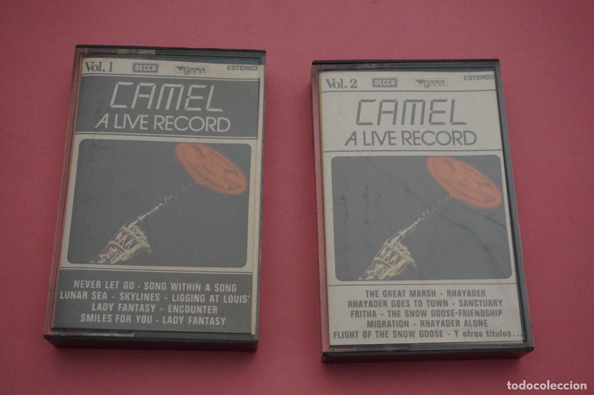 Casetes antiguos: CASETE - CAMEL A LIVE RECORD VOL 1 & VOL 2 - ESTADO EXCELENTE