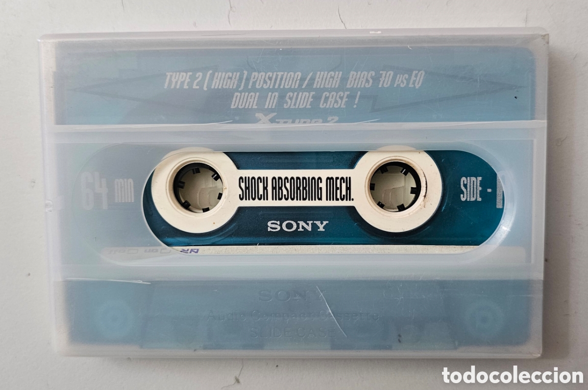 Casetes antiguos: CASSETTE SONY XTUNE 2 DE 64&rdquo; CON CAJA SONY SLIDE CASE Rareza Escasa