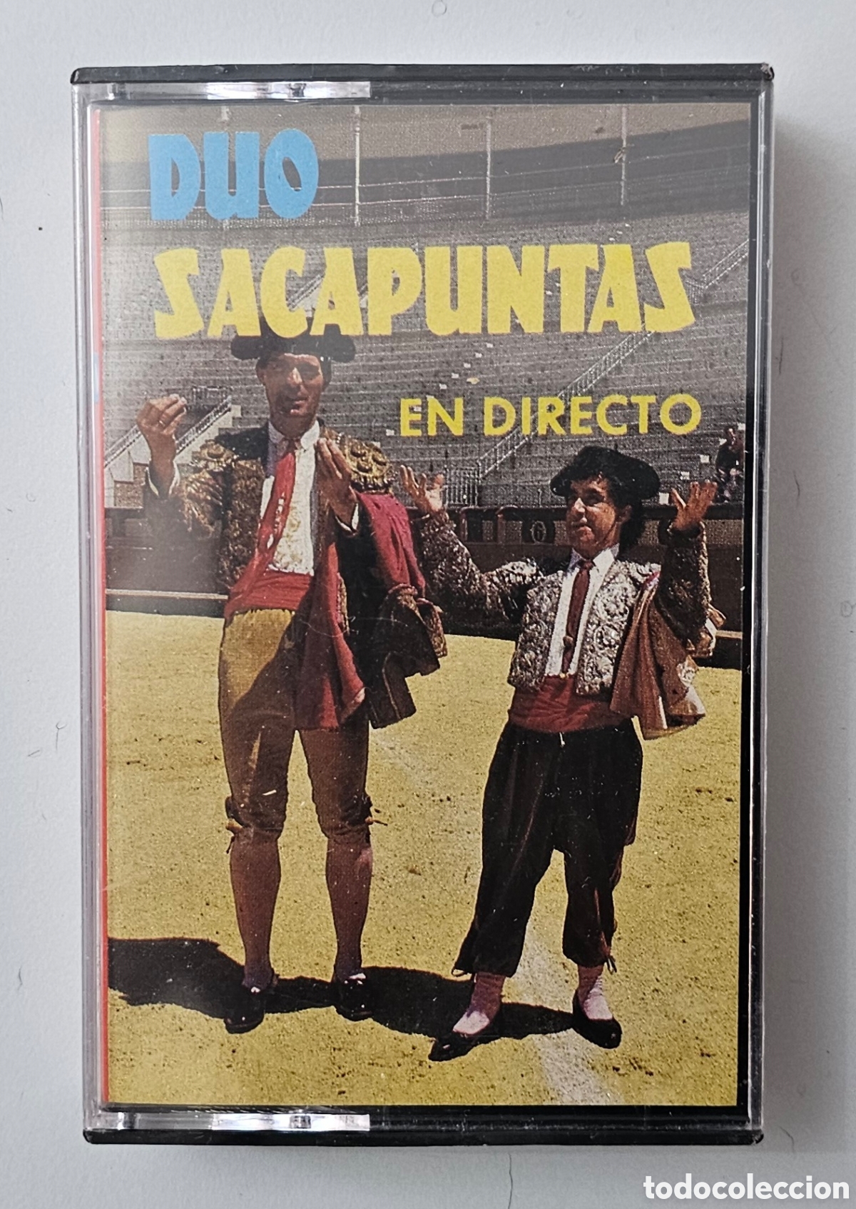 Casetes antiguos: CASSETTE DUO SACAPUNTAS - En directo (Espa&ntilde;a - DCD - 1987) Pulga y Literna Chistes Humor PRECINTADA