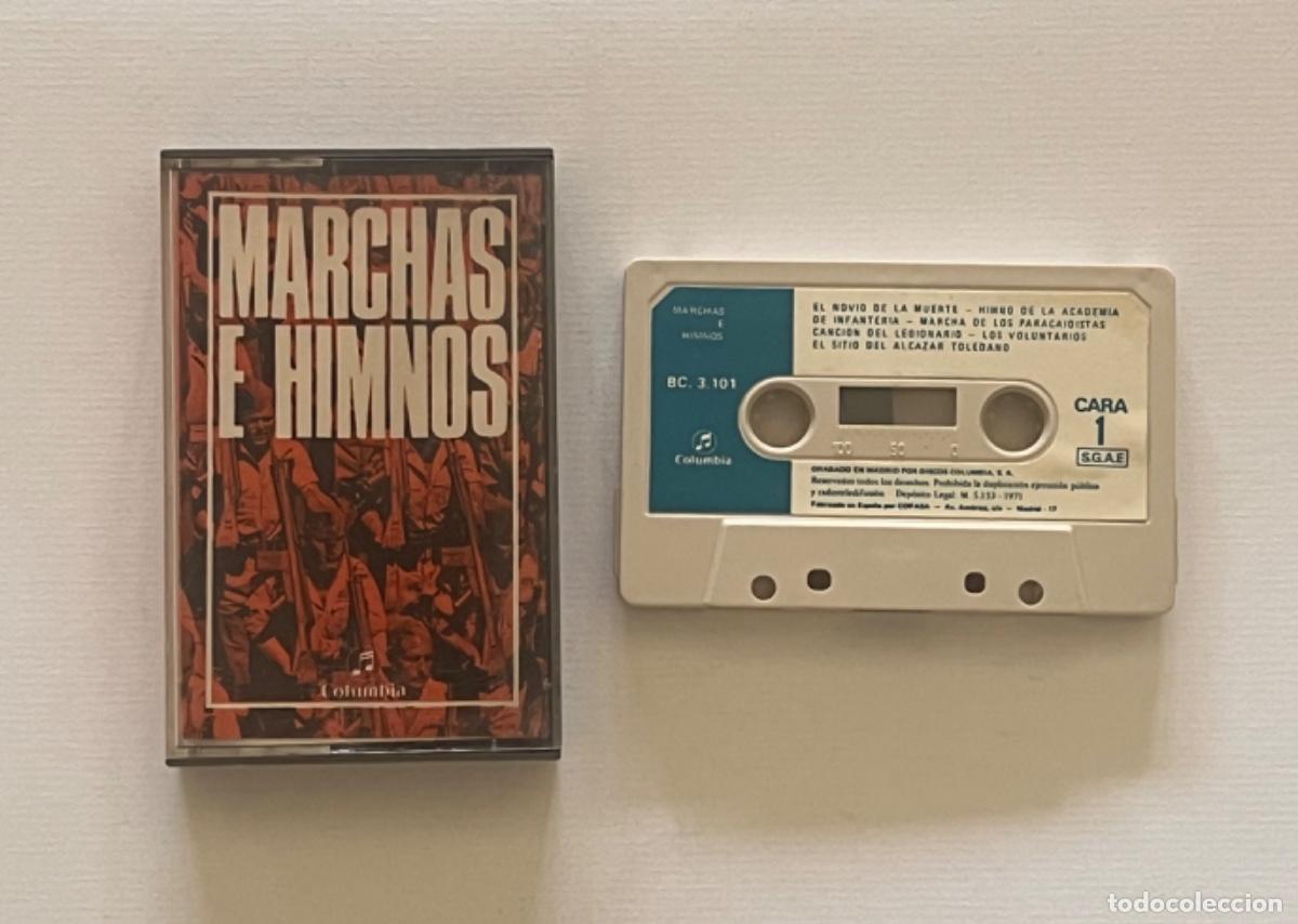 Casetes antiguos: Cinta casete MARCHAS E HIMNOS MILITARES