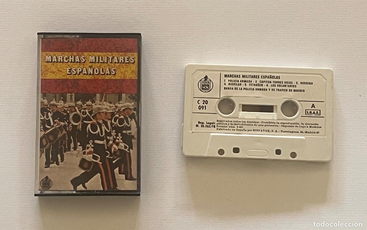 Casetes antiguos: Cinta casete MARCHAS MILITARES ESPA&Ntilde;OLAS