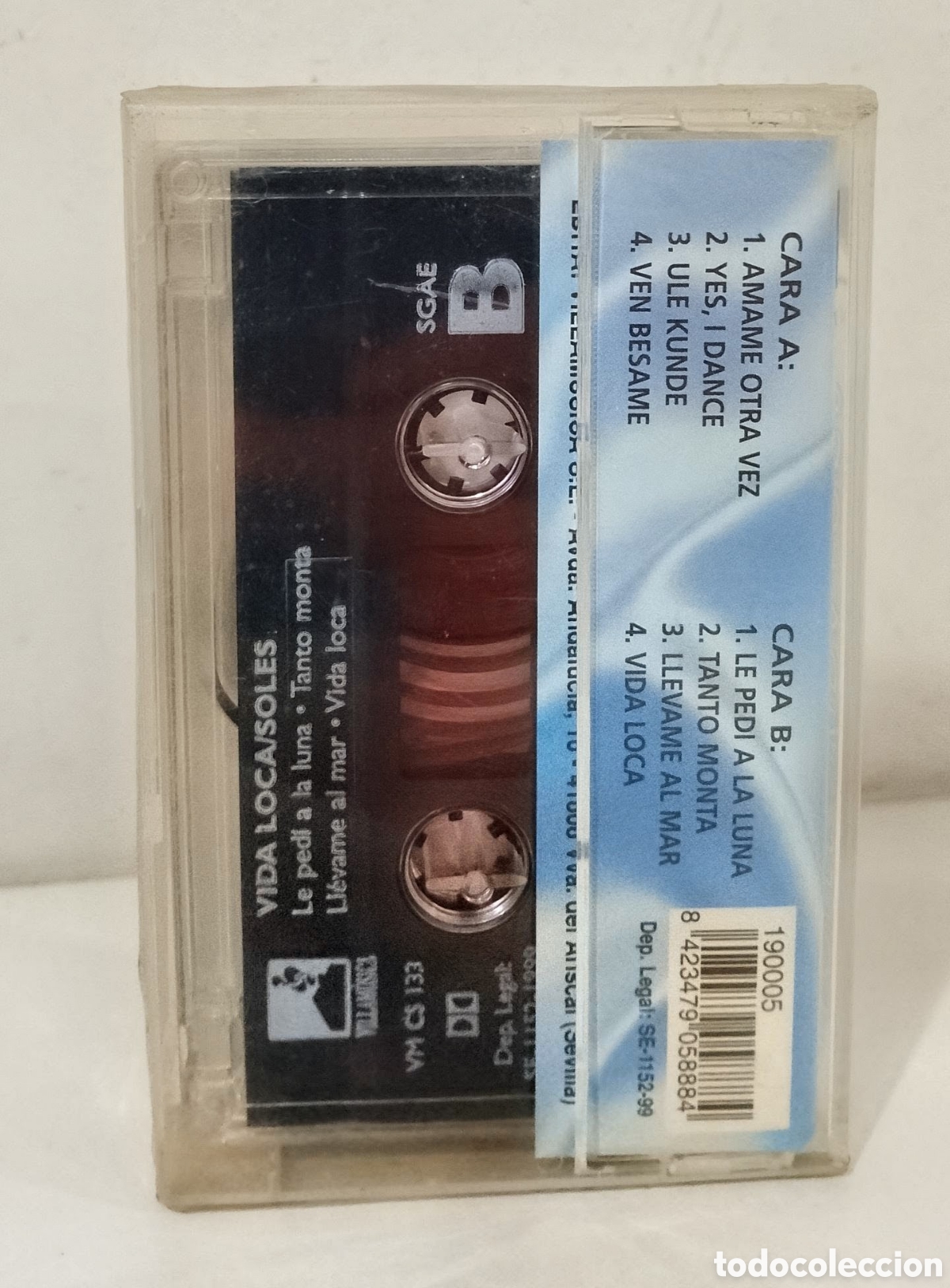 Casetes antiguos: SOLES - VIDA LOCA. CASSETTE PRECINTADO - Foto 3