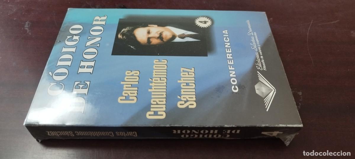 Casetes antiguos: CODIGO DE HONOR / CARLOS GUAUHTEMOC / CASSETTE / CONFERENCIA / COACHING / NUEVO PRECINTADO