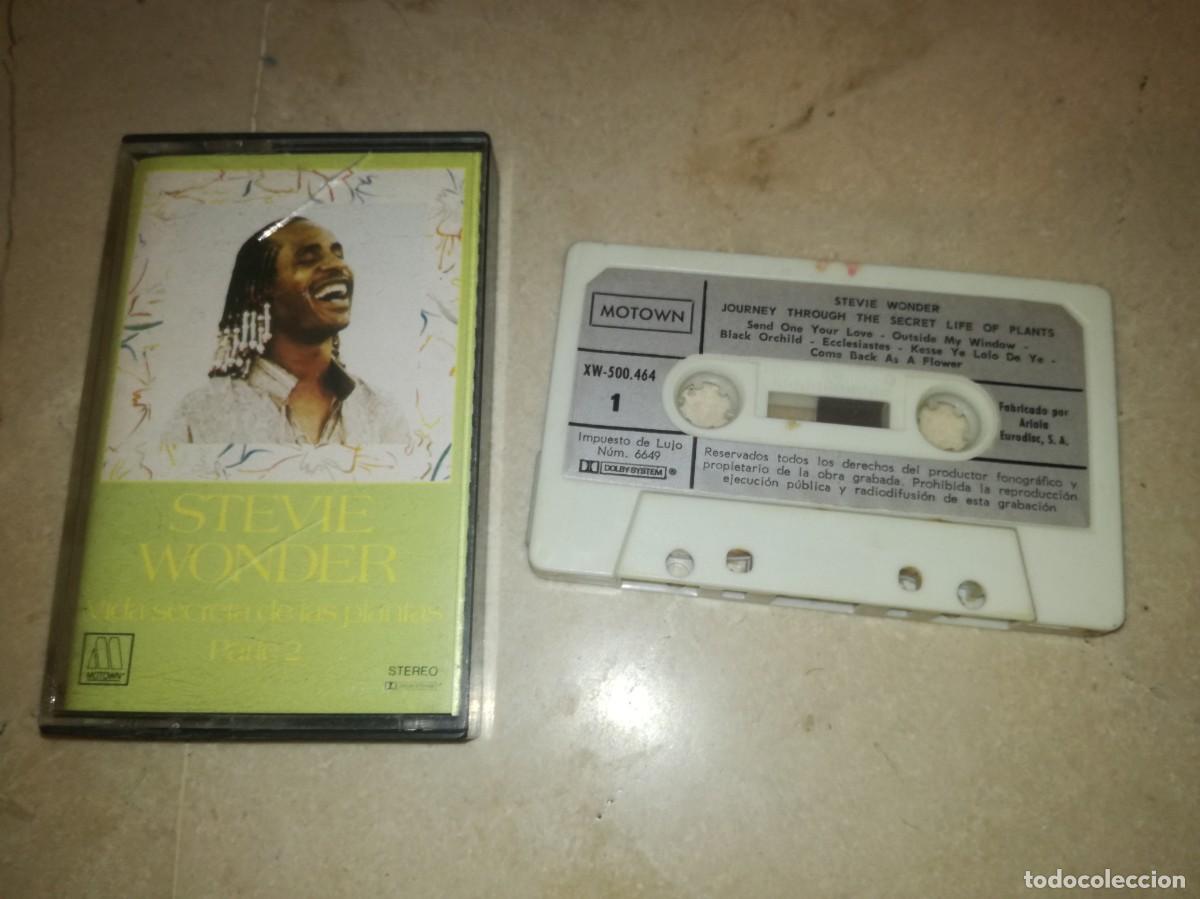Casetes antiguos: STEVIE WONDER-VIDA SECRETA DE LAS PLANTAS PARTE 2-ORIGINAL ESPA&Ntilde;OL 1979