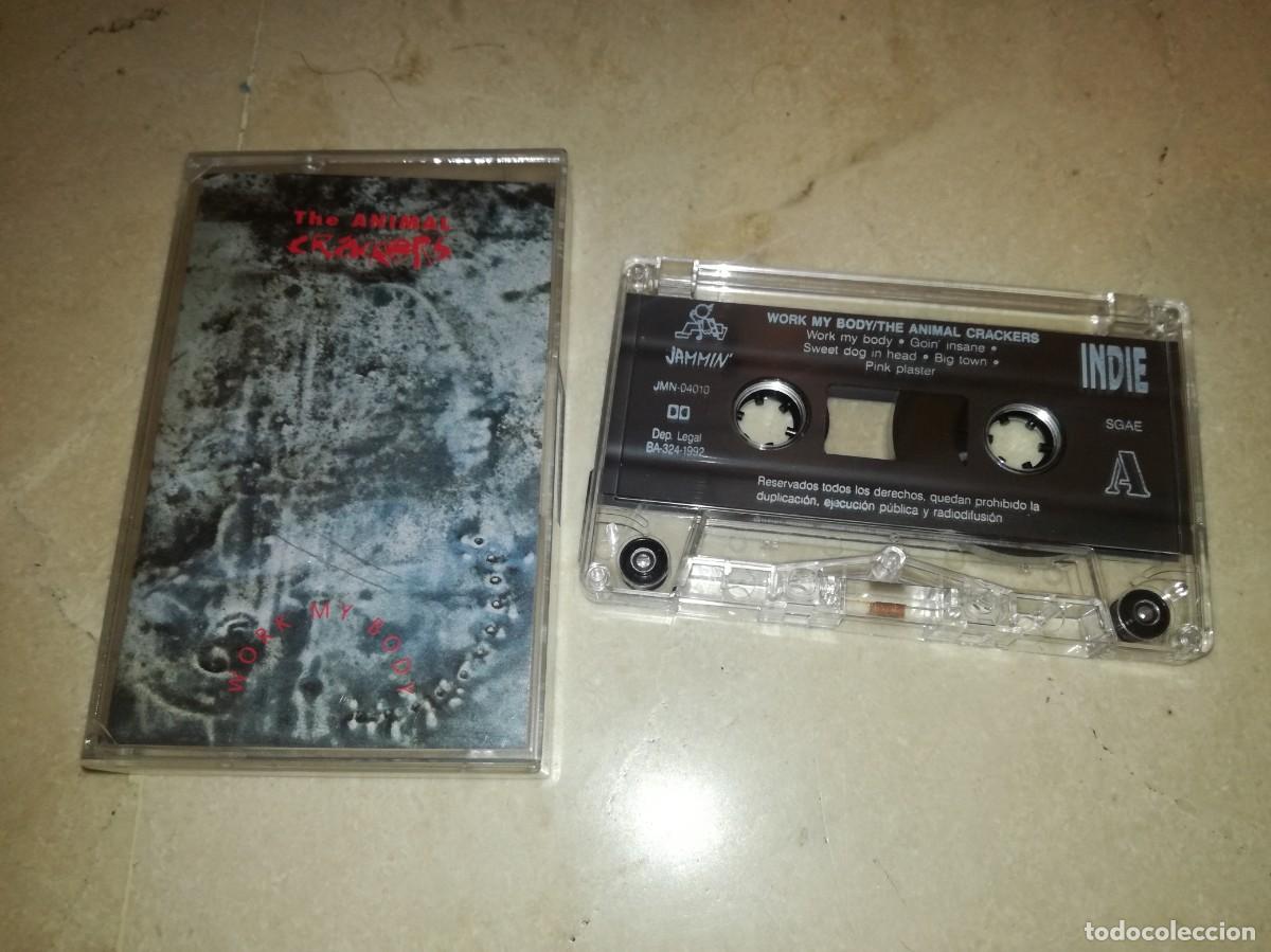 Casetes antiguos: THE ANIMAL CRAKERS-WORK MY BODY-ORIGINAL ESPA&Ntilde;OL 1992