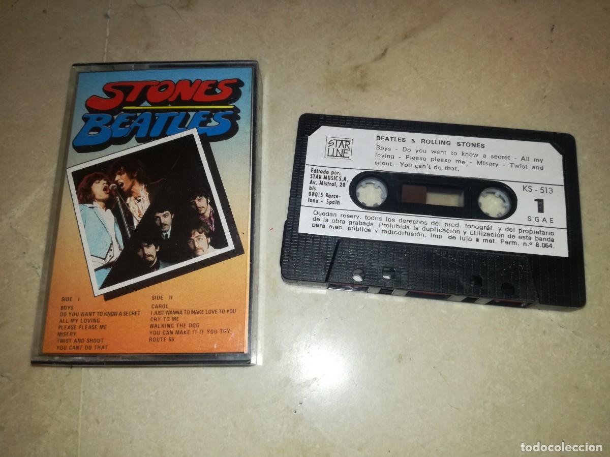 Casetes antiguos: BEATLES & THE ROLLING STONES-ORIGINAL ESPA&Ntilde;OL 1984-RARA