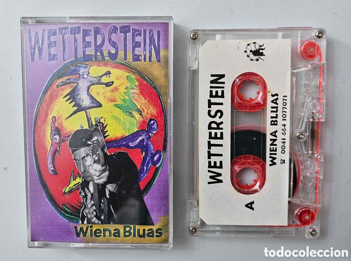 Casetes antiguos: CASSETTE HARY WETTERSTEIN - Wiena bluas (Austria - Private - 1996) Rock & Blues RAREZA