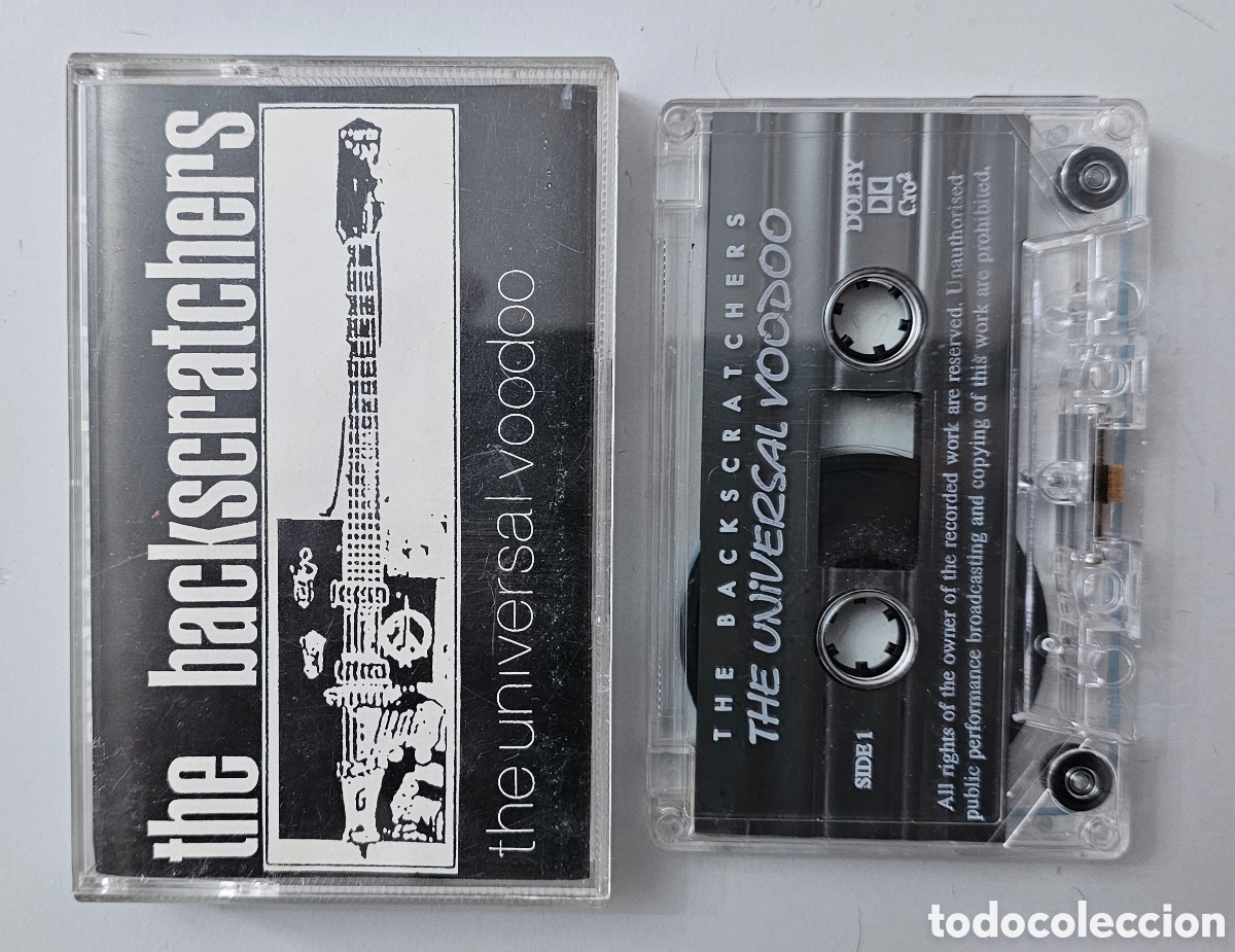 Casetes antiguos: CASSETTE THE BACKSCRATCHERS - The universal voodoo (UK - Private - 1996) BLUES RAREZA