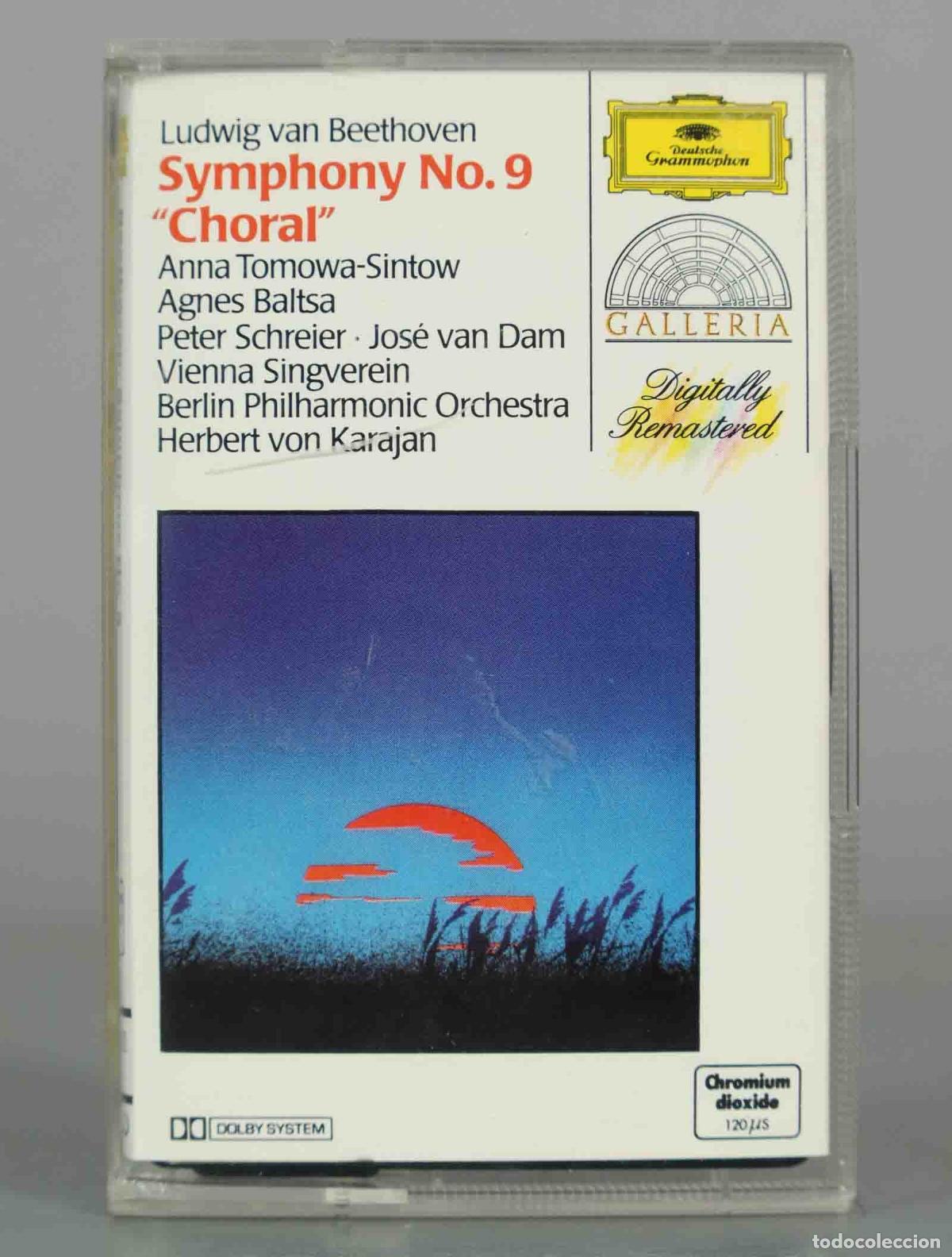 Casetes antiguos: CASSETTE. BeethovenSymphony No. 9 &acute;Choral karajan